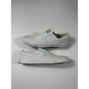Nike SB Stefan Janoski Slip Shoes Mens Size 10 White Skateboarding CJ6892-100